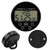 Multifunctional Kitchen Digital Timer Thermometer Hygrometer Black for Household Use