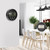Multifunctional Kitchen Digital Timer Thermometer Hygrometer Black for Household Use