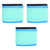 3PCS Lawn Mower Filter Replacement Garden Air Filter for John Deere M147431 M143278 697029 690610 498596 273356