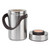 304 Stainless Steel 2.3L Large Capacity Vacuum Insulation Bento Lunch Box 3 Layers Food Container