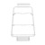 Pot Lid Organizer 30kg Load 3 Lid Capacity S Shaped Trough Space Aluminum Pot Lid Holder with Drip Box for Kitchen