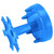 6 Shot Glass Dispenser Pourer Holder Rotating Red Wine Rack Drinkware for Home Party BarA Type Blue