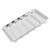 Sausage Mold Silver 6 Cavity Hot Dog Mold Stainless Steel Easy Use Clean Durable Versatile Hot Dog Pan for Steam Kitchen