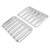 Sausage Mold Silver 6 Cavity Hot Dog Mold Stainless Steel Easy Use Clean Durable Versatile Hot Dog Pan for Steam Kitchen