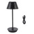 LED Desk Lamp Retro Simple Cordless Design Stepless Dimming Touch Table Light for Bedrooms Bars Restaurants Black