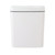 Automatic Trash Can 18L PP Motion Sensor Battery Type Smart Garbage Bin with Lid for Bathroom Bedroom White