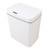 Automatic Trash Can 18L PP Motion Sensor Battery Type Smart Garbage Bin with Lid for Bathroom Bedroom White