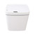 Automatic Trash Can 18L PP Motion Sensor Battery Type Smart Garbage Bin with Lid for Bathroom Bedroom White