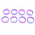 8Pcs Luggage Suitcase Wheels Cover Carry On Silicone Silent Noise Reduction Protector Type 1