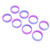 8Pcs Luggage Suitcase Wheels Cover Carry On Silicone Silent Noise Reduction Protector Type 1