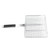 BBQ Grilling Basket Stainless Steel Folding Reusable Heat Resistant Wooden Handle Barbecue Rack for Outdoor