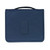 Hanging Toiletry Bag Cosmetic Bag Foldable Makeup Bag with Hook and Tote Navy Blue 24x18.5x9.5cm for Travel