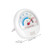 Refrigerator Freezer Thermometer Large Dial Thermometer(Mechanical White)