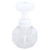 300ml Foaming Bottle PETG Plastic Flower Shape Portable Soap Liquid Dispenser BottlesTransparent