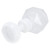 300ml Foaming Bottle PETG Plastic Flower Shape Portable Soap Liquid Dispenser BottlesTransparent