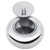 Drum Type Stainless Steel Cigarette Lidded Ashtray Smoke Holder with Windproof Lid Cover