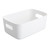Plastic Storage Basket Large Capacity Comestic Snack Storage Organizer Bins for Desktop Kitchen Bathroom Shelves Drawers Closet