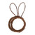 Easter Bunny Hanging Led Colored Lights Rattan Circle Easter Bunny Wreath Diy Decorative Door Hanging