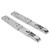 2Pcs Folding Shelf Bracket Stainless Steel Wall Mount Spring Loaded Support Rack