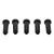 5Pcs Buried Sprinkler G1/2 Female Thread Lifting Scattering Nozzle Garden Lawn Irrigation