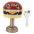 Hamburger Desk Lamp LED 3 Color Temperatures Cute Rechargeable 2000mAh Bedside Hamburger Lamp for Bedroom Decoration