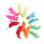 12Pcs Artificial Bird Decor Simulation Bird with Clip Decoration Ornament for Home Garden