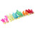 12Pcs Artificial Bird Decor Simulation Bird with Clip Decoration Ornament for Home Garden