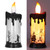 Halloween Snow Globe Candles Light LED Terrorist Decoration Electronic Candle Lamp for Party HolidaySkeleton