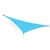 13ft Rain Fly UV Resistant Sun Shade Sail Canopy Waterproof Heavy Duty Triangle 210T Polyester Awning Sand Sunshade for Outdoor Patio Garden Backyard Activities