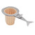 40PCS Coffee Filter with Stainless Steel Holder Portable Disposable Filter Paper Cup for Household