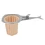 40PCS Coffee Filter with Stainless Steel Holder Portable Disposable Filter Paper Cup for Household
