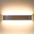 18W Modern Minimalist Aluminum LED Wall Lamp Bedside Hallway Bathroom Light (Silver Warm White)