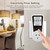 LCD Display Electricity Usage Power Meter Socket Energy Watt Voltage Amps Tester Wattage KWH Consumption Analyzer Monitor with Backlight Outlet AC 240V