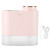 450ml Mini USB Humidifier High Capacity Double Spray Humidifier with Light for Bedroom OfficePink