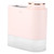 450ml Mini USB Humidifier High Capacity Double Spray Humidifier with Light for Bedroom OfficePink