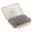 Medicine Organizer Portable Plastic Transparent Daily Medicine Box Storage Case for Fish Oil Vitamins Supplements 7 Compartments Brown