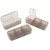 Medicine Organizer Portable Plastic Transparent Daily Medicine Box Storage Case for Fish Oil Vitamins Supplements 7 Compartments Brown
