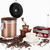 1.5L 304 Stainless Steel Airtight Coffee Beans Container Storage Canister Can Gold