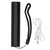 LED Flashlight USB Rechargeable Portable Flashlight Aluminum Alloy Mini Multifunction Lighting Flashlight(Black )