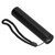 LED Flashlight USB Rechargeable Portable Flashlight Aluminum Alloy Mini Multifunction Lighting Flashlight(Black )
