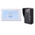 Wired Video Doorbell Fingerprint Password IC Card Unlock 2 Way Intercom Night Vision Visitor Record 100‑240V for HomeUS Plug