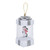 4.7inch Christmas Snowman Scene Hanging Lanterns Battery Operated Lighted Lamp Mini LED Desk Decorative Lantern