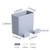 Adhesive Wall Mount Organizer Storage Box Remote Control Holder Multifunction Storage Box Container for Home and Office Use