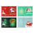 5D Diamond Painting Christmas Cards Diamond Embroidery Birthday Paper DIY Greeting Postcards Cartoon Craft Kids Gift 4PCS