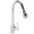 Single Handle High Arc Pull Out Kitchen Faucet Rotation Water Tap Sink Faucets with Pull Down SprayerEU G3/8in