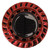 Solar Car Perfume Diffuser Automatic Rotating Decorative Car Aromatherapy Machine for Office Home Chinese Red