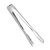 Stainless Steel Sugar Ice Pastry Sugar Cooking Clip Clamp Salad BBQ Tong Bar Tools Gloss Silver