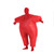 Decdeal Funny Adult Size Inflatable Full Body Costume Suit Air Fan Operated Blow Up Fancy Dress Halloween Sports Party Fat Inflatable Jumpsuit Costume