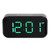 LED Digital Alarm Clock 6 Levels Adjustment Brightness USB Charger 12/24Hr Small Alarm Clock with Snooze for Bedrooms Office Green Light