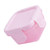 Food Storage Container PP Sealed Mini Food Container for Pet Food Medicine Fish Bait Hook Jewelry Pink